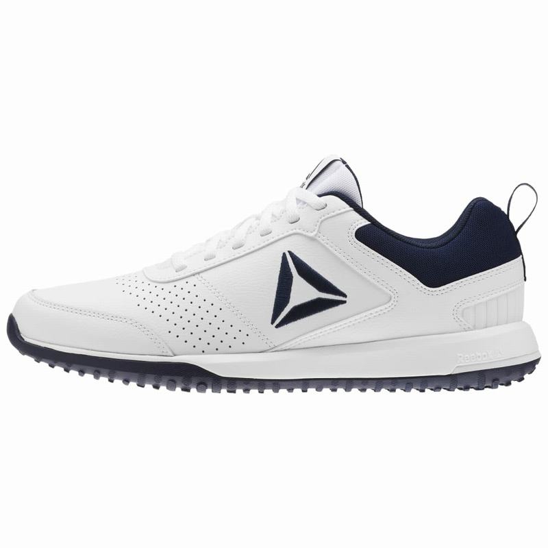 Adidasi Training Reebok Cxt - Synthetic Leather Pack Barbati Albi/Bleumarin Romania SF3416SO